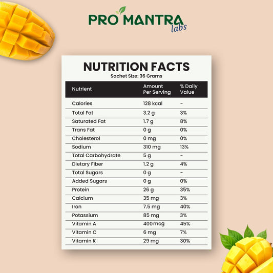 Alphonso Mango Flavour Plant Protein 1 kg