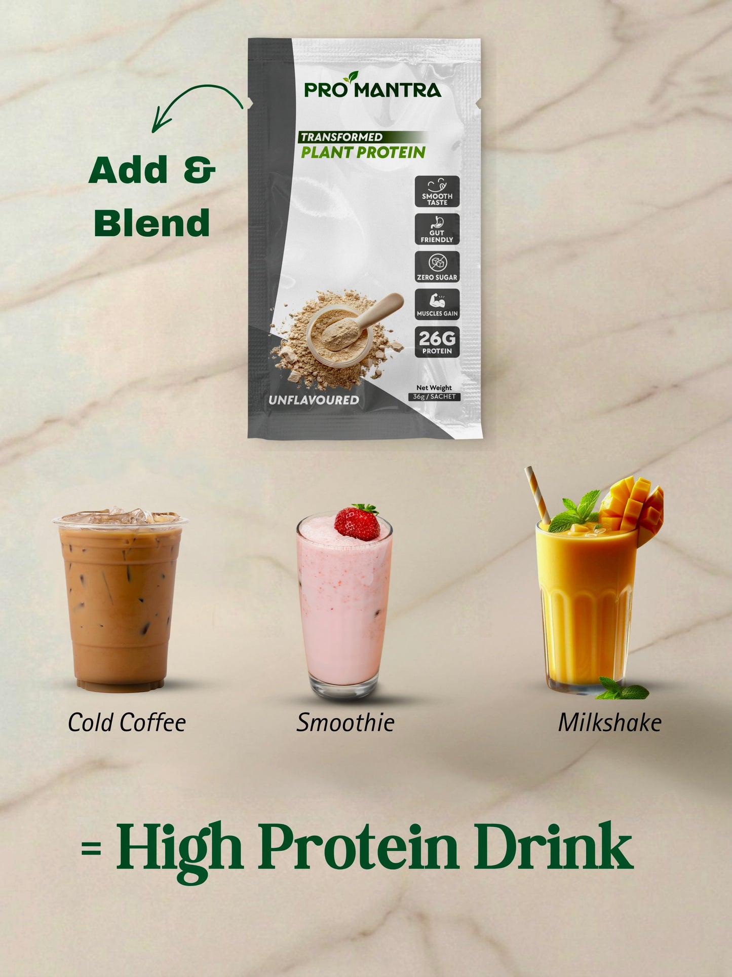 Unflavored Plant Protein 1 kg
