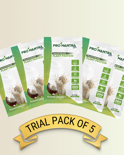 Tender Coconut Protein Trial Pack of 5 (36g x 5 Sachets)