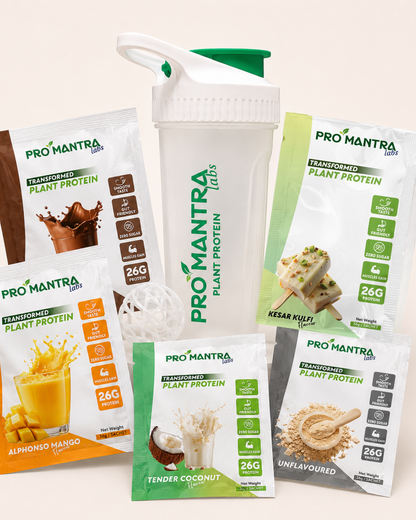Shaker + Protein Trial Pack of 5 (36g x 5 sachets)